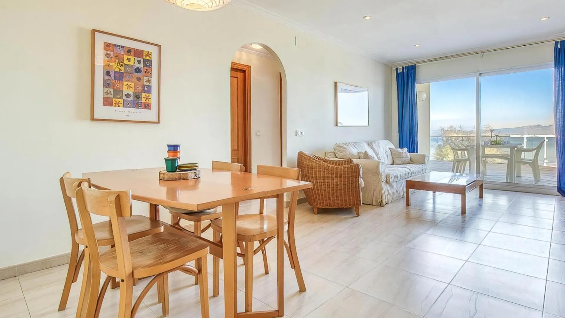 Apto. Vista Mar - Wifi, Piscina, Parking, 1ª Linea De La Playa. - Es-89-130 톨로엘라데몽트그리 아파트