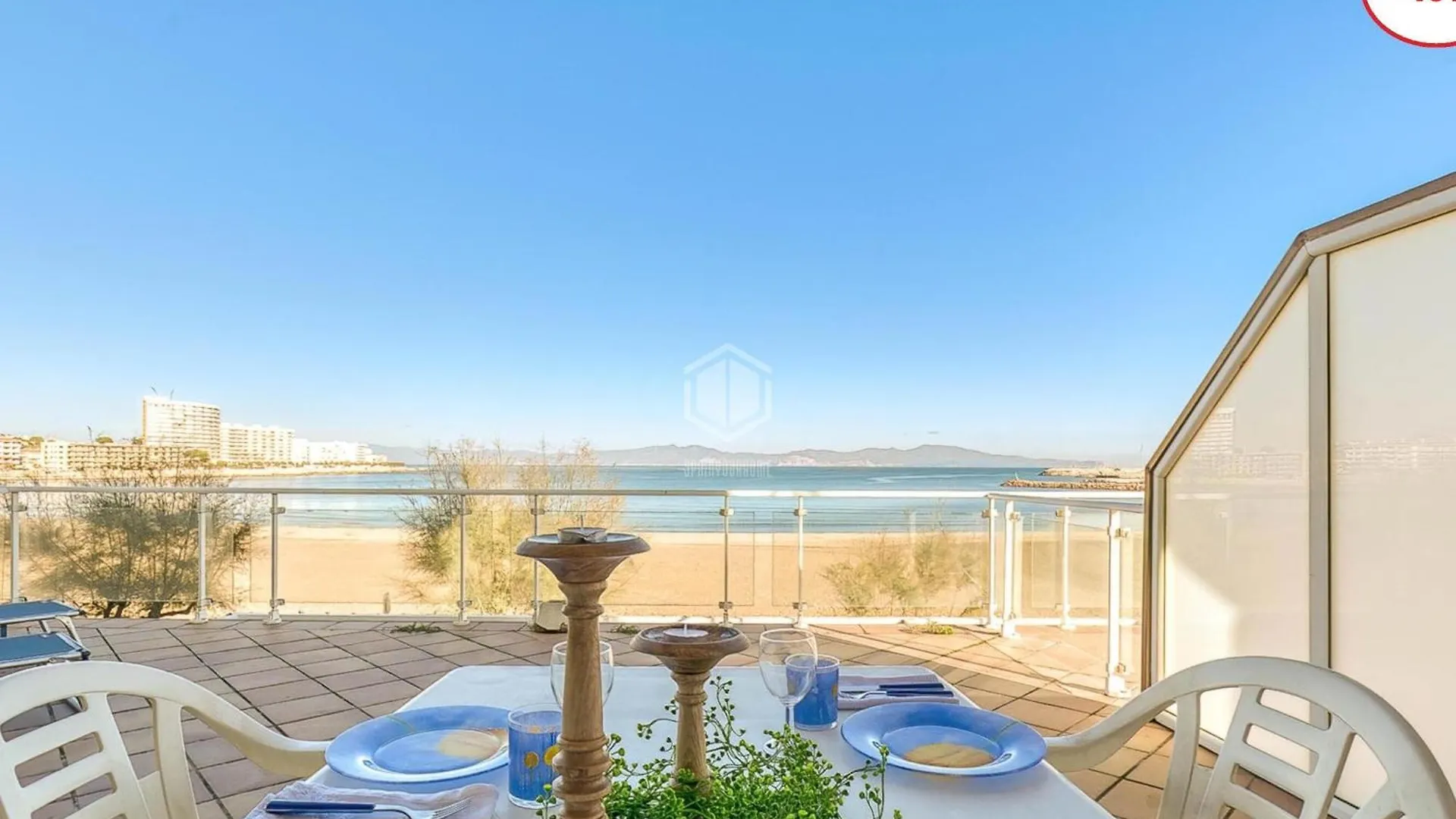 Apto. Vista Mar - Wifi, Piscina, Parking, 1ª Linea De La Playa. - Es-89-130 톨로엘라데몽트그리